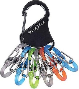 Nite Ize, NITE Ize Schlüssel-Karabiner NI-KLK-11-R3 KeyRack Locker Silber 1 St., NITE Ize Schlüssel-Karabiner NI-KLK-11-R3 KeyRack Locker Silber 1 St.