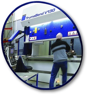 EUROKRAFT, EUROKRAFT Universal-Spiegel für innen und außen rund, Wandhalterung Ø 700 mm, eurokraft pro Universal-Spiegel für innen und außen, rund, Ø 700 mm