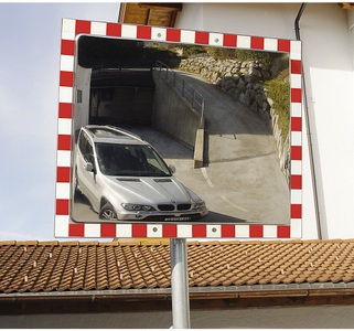 undefined, Außenspiegel ICE FREE Edelstahl, beschlags- / vereisungsfrei 1000 x 800 mm, Verkehrsspiegel Durabel Ice-Free 2