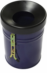 undefined, Wandabfallbehälter Volumen 24 l, HxØ 370 x 295 mm blau, Wandabfallbehälter, Volumen 24 l, HxØ 370 x 295 mm, blau