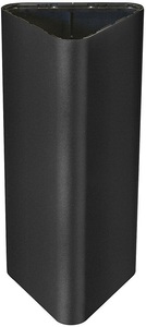 undefined, Abfallbehälter PURE ELEGANCE Volumen 60 l, BxHxT 380 x 800 x 380 mm schwarz, Wertstoffsammler PURE ELEGANCE, Volumen 60 l, BxHxT 380 x 800 x 380 mm, schwarz