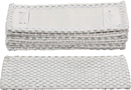 undefined, Mikrofasermopp ACTIVE für Klapphalter, VE 10 Stk Breite 400 mm, Mikrofasermopp, VE 10 Stk, ACTIVE mit Taschen/Laschen, Breite 400 mm