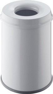 Helit, helit Sicherheits-Abfallbehälter Volumen 15 l, HxØ 335 x 260 mm lichtgrau, VE 2 Stk, helit Sicherheits-Abfallbehälter, Volumen 15 l, HxØ 335 x 260 mm, lichtgrau, VE 2 Stk