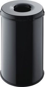 Helit, helit Sicherheits-Abfallbehälter Volumen 30 l, HxØ 470 x 335 mm schwarz, VE 2 Stk, 