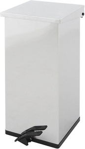 undefined, Tretabfallsammler Volumen 55 l, BxHxT 300 x 600 x 300 mm Edelstahl, Tretabfallsammler, Volumen 55 l, BxHxT 300 x 600 x 300 mm, Edelstahl