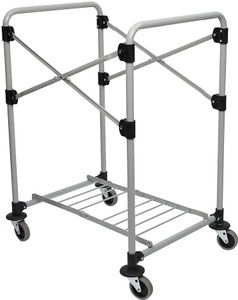 Rubbermaid, Rubbermaid X-CART, faltbarer Rahmen Länge 390 mm für 150 l, Rubbermaid Wäschesammler/Müllwagen, BxT 516 x 113 mm, für 150 l