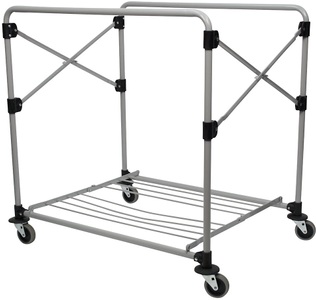 Rubbermaid, Rubbermaid X-CART, faltbarer Rahmen Länge 780 mm für 300 l, Rubbermaid Wäschesammler/Müllwagen, BxT 889 x 113 mm, für 300 l