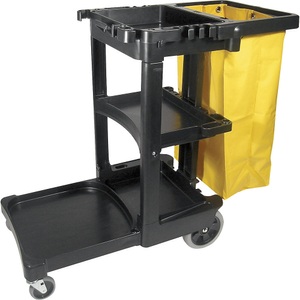Rubbermaid, Rubbermaid Reinigungswagen inkl. Vinyl-Abfallsack LxBxH 1168 x 552 x 975 mm, Rubbermaid Reinigungswagen, inkl. Vinyl-Abfallsack, LxBxH 1168 x 552 x 975 mm
