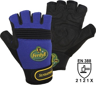 undefined, Mechanikerhandschuhe SENSATION blau / schwarz, VE 2 Paar Größe XXL, Leipold+Döhle Mechanikerhandschuhe SENSATION, blau / schwarz, VE 2 Paar, Größe 11 (XXL)