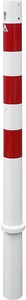undefined, Absperrpfosten, Ø 76 mm, weiß / rot herausnehmbar mit Profilzylinder ohne Öse, Schake Absperrpfosten, Ø 76 mm, weiß / rot, herausnehmbar mit Profilzylinder, ohne Öse