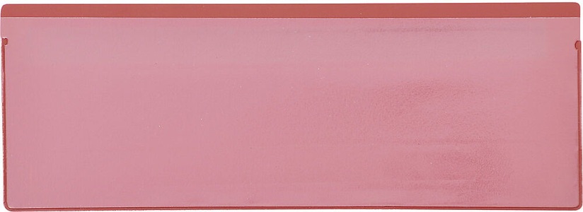 undefined, Etikettentaschen, VE 50 Stk mit Magnetstreifen BxH 220 x 80 mm, VDA, rot, Etikettentaschen, VE 50 Stk, mit Magnetstreifen, BxH 220 x 80 mm, VDA, rot