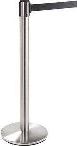 undefined, Personenleitsystem Edelstahlpfosten, Höhe 968 mm mattiert, VE 2 Stk, Personenleitsystem, Edelstahlpfosten, Höhe 968 mm, mattiert, VE 2 Stk