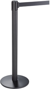 undefined, Personenleitsystem Metallpfosten, Höhe 968 mm schwarz, VE 2 Stk, Personenleitsystem, Metallpfosten, Höhe 968 mm, schwarz, VE 2 Stk