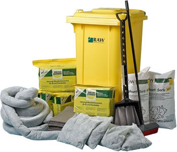 undefined, Leckage-Notfall-Tonne Vlies-Schläuche, Vlies-Kissen HxBxT 580 x 1070 x 730 mm, Leckage-Notfall-Tonne, Vlies-Schläuche, Vlies-Kissen, HxBxT 1070 x 580 x 730 mm