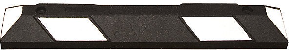 undefined, Radstopp LxBxH 900 x 150 x 100 mm schwarz / weiß reflektierend, Parkplatzbegrenzung Park-It®, LxB 900 x 150 mm, schwarz-weiss