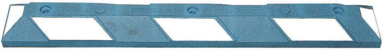 undefined, Radstopp LxBxH 1200 x 150 x 100 mm blau / weiß reflektierend, Parkplatzbegrenzung Park-It®, LxB 1.200 x 150 mm, blau-weiss
