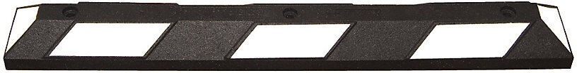 undefined, Radstopp LxBxH 1200 x 150 x 100 mm schwarz / weiß reflektierend, Parkplatzbegrenzung Park-It®, LxB 1.200 x 150 mm, schwarz-weiss