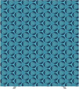 undefined, Trennwand easyScreen mit Fotomotiv Modell Mosaik blau, Breite 1600 mm, Trennwand easyScreen, mit Fotomotiv, Modell Mosaik blau, Breite 1600 mm