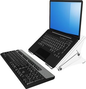 Dataflex, Dataflex Notebookständer ERGONOTE® für Notebooks bis 15,4'' Acryl transparent, Dataflex Notebookständer ERGONOTE®, für Notebooks bis 15,4'', Acryl transparent