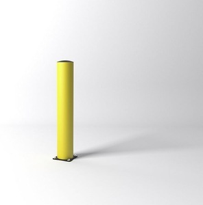 undefined, FLEX IMPACT Rammschutzpoller Durchmesser Ø 200 mm Höhe 1200 mm, FLEX IMPACT Rammschutzpoller, Ø 200 mm, Höhe 1200 mm, gelb, verzinkte Bodenplatte