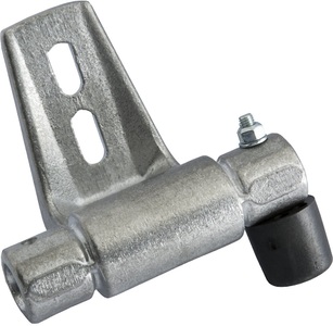 KRAUSE, KRAUSE Halter für Rundrohr-Schienenanlage mit Endanschlag rechts ab 5 Stk, Halter für RegalLeiter-Rundrohr-Schienenanlage STABILO® Professional, mit Endanschlag rechts