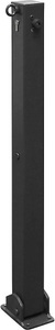 undefined, Absperrpfosten, 70 x 70 mm, Eisenglimmer klappbar mit Profilzylinder mit 1 Öse, Schake Absperrpfosten, 70 x 70 mm, Eisenglimmer, klappbar mit Profilzylinder, mit 1 Öse