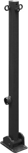 undefined, Absperrpfosten, Ø 60 mm, Eisenglimmer klappbar mit 2 Ösen, Schake Absperrpfosten, Ø 60 mm, Eisenglimmer, klappbar, mit 2 Ösen