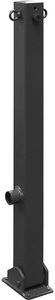 undefined, Absperrpfosten, 70 x 70 mm, Eisenglimmer klappbar mit 2 Ösen, Schake Absperrpfosten, 70 x 70 mm, Eisenglimmer, klappbar, mit 2 Ösen