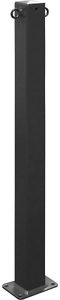undefined, Absperrpfosten, 70 x 70 mm, Eisenglimmer zum Aufdübeln mit 2 Ösen, Schake Absperrpfosten, 70 x 70 mm, Eisenglimmer, zum Aufdübeln, mit 2 Ösen
