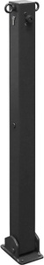undefined, Absperrpfosten, 70 x 70 mm, Eisenglimmer klappbar mit Profilzylinder mit 2 Ösen, Schake Absperrpfosten, 70 x 70 mm, Eisenglimmer, klappbar mit Profilzylinder, mit 2 Ösen