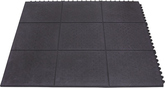 undefined, Yoga-Matte NR Industrie, HxBxT 17 x 900 x 900 mm schwarz, geschlossene Oberfläche, Arbeitsplatzmatte Yoga Industrie®, schwarz, 1 Stück
