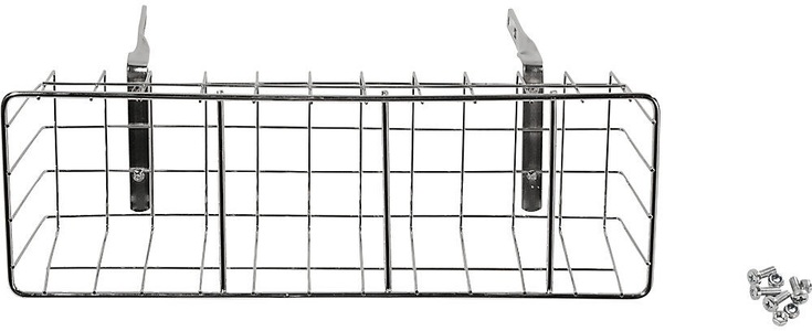 undefined, Drahtkorb für Reinigungswagen verchromt, Utensilienkorb für Reinigungswagen Universal III/IV