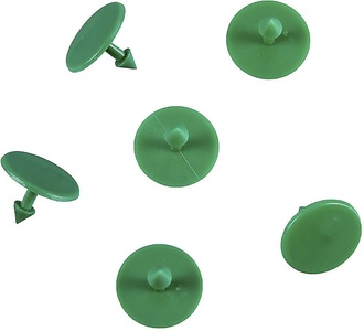 Eichner, Eichner Durchsteckhalter mit Widerhakenspitze, VE 1000 Stk grün, EICHNER Durchsteckhalter, mit Widerhakenspitze, VE 1000 Stk, grün