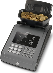 Safescan, Safescan Münz- und Banknotenzähler SAFESCAN 6185 zählt alle Währungen, Safescan 6185 Geldzählwaage Schwarz