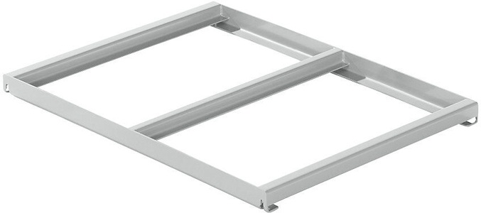 Lista, Lista Festrahmen BxT 890 x 1260 mm, Fachlast 800 kg lichtgrau, LISTA Festrahmen, BxT 890 x 1260 mm, Fachlast 800 kg, lichtgrau