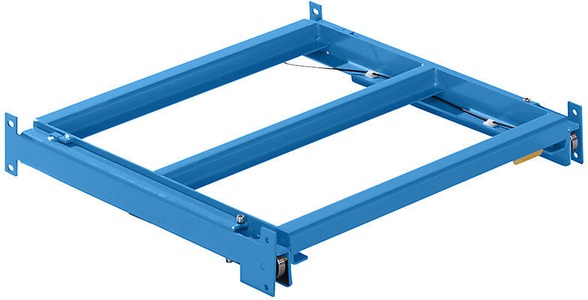 Lista, Lista Auszugrahmen BxT 1290 x 1260 mm, Fachlast 800 kg, 65% ausziehbar lichtblau, LISTA Auszugrahmen, BxT 1290 x 1260 mm, Fachlast 800 kg, 65% ausziehbar, lichtblau