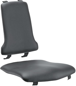 undefined, Polster für Arbeitsstühle ESD-Ausführung schwarz, Sintec ESD-Wechselpolster, Kunstleder, Skai schwarz