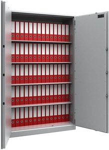 undefined, Stahlschrank, feuergeschützt Sicherheitsstufe S1 HxBxT 1950 x 1200 x 500 mm, Sicherheitsschrank LIGHT, Einbruchschutz Grad S1, HxBxT 1950 x 1200 x 500 mm