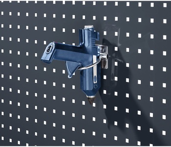 EUROKRAFT, EUROKRAFT Rundhalter mit breiter Grundplatte, VE 5 Stk Ø 80 mm, eurokraft pro Rundhalter, mit breiter Grundplatte, VE 5 Stk, Ø 80 mm