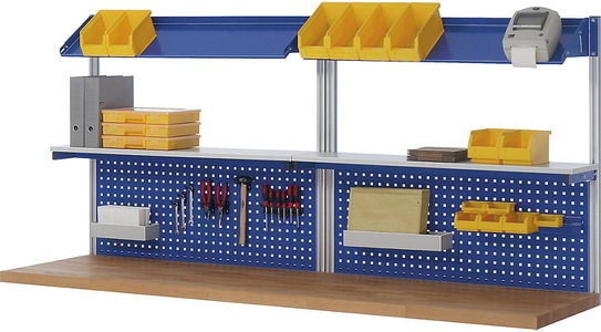 RAU, RAU System-Stützensatz 4 System-Stützen für Werktisch-Breite 2500 mm, RAU System-Stützensatz, 4 System-Stützen, für Werktisch-Breite 2500 mm