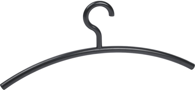 undefined, Kunststoff-Kleiderbügel VE 10 Stk schwarz, Kunststoff-Kleiderbügel, VE 10 Stk, schwarz