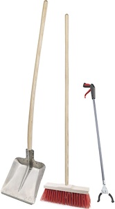 undefined, Geräteset Greifboy, Besen, Schaufel für Außenreinigung, FLORA Geräteset, Greifboy, Besen, Schaufel, für Außenreinigung