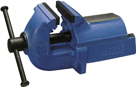 undefined, Parallel-Schraubstock LEINEN JUNIOR Vollgrauguss blau, Backenbreite 125 mm, Parallel-Schraubstock LEINEN JUNIOR, Vollgrauguss, blau, Backenbreite 125 mm