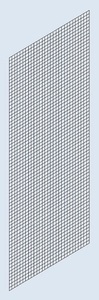 EUROKRAFT, EUROKRAFT Seitenwand-Verkleidung Schweißgitter, Höhe 2500 mm Tiefe 400 mm, eurokraft pro Seitenwand-Verkleidung, Schweißgitter, Höhe 2500 mm, Tiefe 400 mm