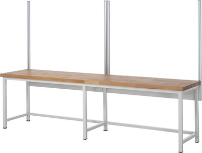 RAU, RAU System-Stützensatz 4 System-Stützen für Werktisch-Breite 3000 mm, RAU System-Stützensatz, 4 System-Stützen, für Werktisch-Breite 3000 mm