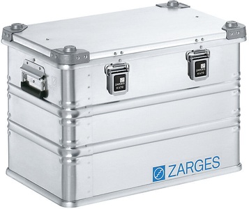 Zarges, ZARGES Alu-Transportkiste Inhalt 73 l, Innen-LxBxH 550 x 350 x 380 mm in robuster Ausführung, ZARGES Alu-Transportkiste, Inhalt 73 l, Innen-LxBxH 550 x 350 x 380 mm, in robuster Ausführung