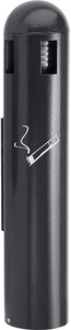 undefined, Design-Wandascher für innen und außen Volumen 1 l, HxBxT 500 x 105 x 110 mm grau, Wandascher Säule, 1,0 l
