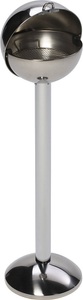 undefined, Kugel-Standascher aus Edelstahl zur Sandbefüllung Höhe 970 mm, Ø 260 mm, Kugel-Standascher