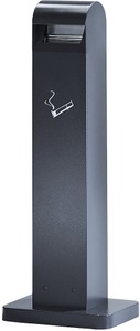 undefined, Aschersäule aus Stahlblech Volumen 12,5 l, HxBxT 1045 x 405 x 260 mm anthrazitgrau, Aschersäule aus Stahlblech, Volumen 12,5 l, anthrazit, HxBxT 1045 x 405 x 260 mm