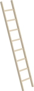 undefined, Holz-Anlegeleiter mit Sprossen 8 Sprossen, MUNK Holz-Anlegeleiter, mit Sprossen, 8 Sprossen